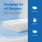 AM AEROMAX 26" Queen Size Contour Memory Foam Pillow, Cervical Pillow - Image 4