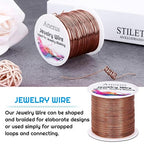 22 Gauge Jewelry Wire, Anezus Craft Wire Tarnish Resistant Copper Beading Wire - Image 4