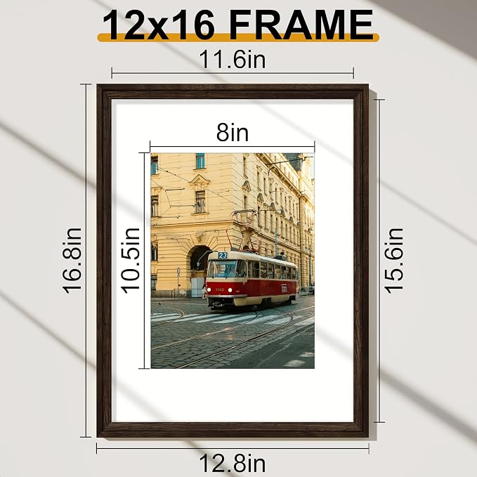 Vittanly 12x16 Picture Frames Set of 2, Ornate Vintage Photo Frame - Image 3