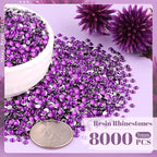 8000PCS 3mm Resin Rhinestones Bulk - Image 2