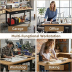 39" Heavy Duty Work Bench With Drawer and Storage - Image 8