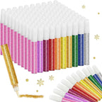 Resurhang 80 Pcs Glitter Glue Pens Bulk 10 Colors Rainbow Glue Stick by Resurhang
