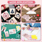 Frienda 30 Pack 4"x6" Rubber Carving Blocks Rubber Stamp Carving Linoleum Blocks - Image 7