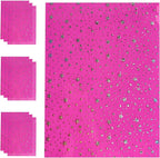 Transparent Waterproof PVC Vinyl 10 Pcs 8.3 x 11.8 inches Iridescent Shine - Image 2