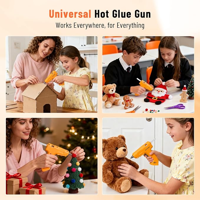 Katerk 3.7V Cordless Hot Glue Gun Kit - Image 7