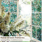 funlife Original Hand-Drawn Faux Stained Glass Window Film, Double-Sided Static - Image 4