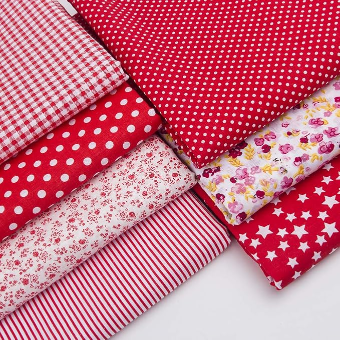Cotton Fabric DIY Making Supplies Quilting Patchwork Fabric Fat Quarter Bundles - Image 2