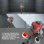 WEIDDW Laser Level 360° Green Cross Line Self Leveling Laser Measuring Tool - Image 5