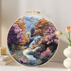 Hzkokon 2 Pack Embroidery Kit for Beginners Adults Cross Stitch Kits Hand - Image 7