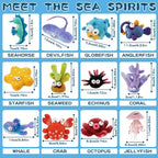 Fedmut Needle Felting Kits for Beginners Adult 12 Sea Animal Supplies - Image 7