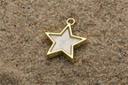 Pack of 20 Shell Charms Gold Plated Pendants Color Retention Pendants - Image 4