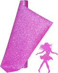 Glitter Heat Transfer Vinyl 12" x 5ft Pink Glitter Iron on Vinyl by LUKGELYAMOFFICIAL