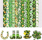 Tintnut St. Patrick's Permanent Vinyl 12 Pcs 12x10in Clover Pattern Vinyl | by Tintnut