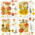 169Pcs Fall Dried Pressed Flowers - Image 2