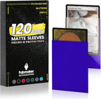 120Pack Card Sleeves for Trading Cards, Matte Card Sleeves Deck Card Protectors by Fabmaker