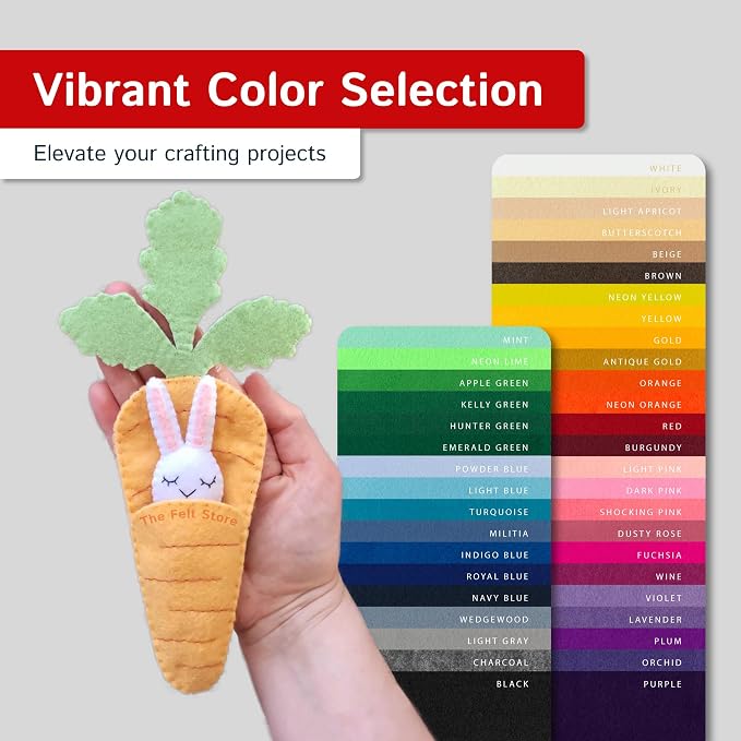 The Felt Store Craft Felt by The Yard – Soft, Durable Felt Fabric - Image 5