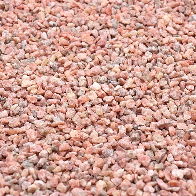 Coarse Sand. Pink Color. 1/8 Inch 2 lbs. by PremiumPebbles