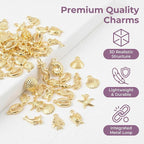 KJML DIY Cute Keychain Charms Bulk 30pcs Pendant Bracelet Charms - Image 2