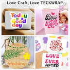 TECKWRAP 001 Glossy Permanent Vinyl - 12in x 3ft Rolls 10 Colors Adhesive Vinyl - Image 6