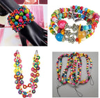 ToBeIT 1000Pcs Colourful Wooden Beads Round Paint Wood Bead 8mm Large Hole - Image 6