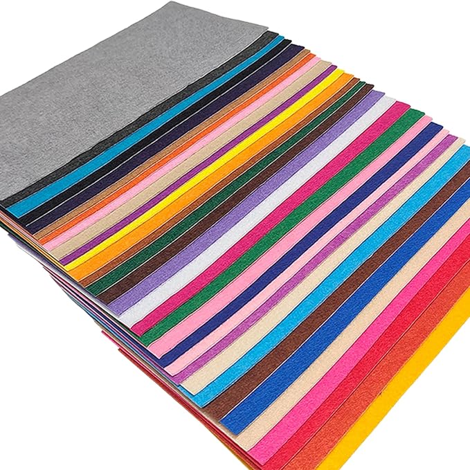 Jtnohx Self Adhesive Felt Sheets, Adhesive Backed Felt, 33 Colors Sticky Back - Image 2
