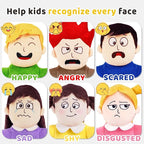 6 Pcs Feelings Hand Puppets Emotion Toys Set, 12 Inch Expression Puppets - Image 3