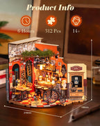 ROBOTIME DIY Miniature House Kit, Mini Diorama House - Image 2