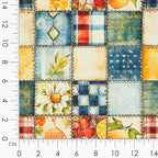 Summer Lemon Patchwork Cotton Fabric Panel – Six 10×10 inch Designs + Bonus - Image 8