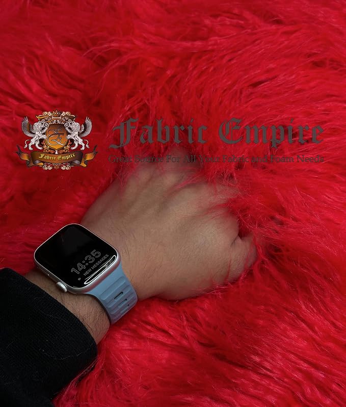 Fabric Empire 2.3oz Faux Fur Curly Yak Fabric 3.5" Long Pile Japanese Yarn/Sold - Image 7