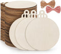 Fuyit Wooden Christmas Ornaments, Unfinished Wood Slices Circle by Fuyit