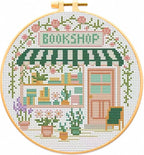 VIGEGU Bookstore Stamped Cross Stitch Kits by VIGEGU