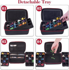 SIQUK Dice Storage Case Big Capacity Dice Box - Image 5