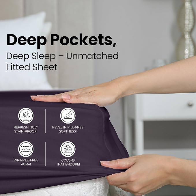 Utopia Bedding Twin Fitted Sheet - Image 4