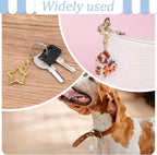50 Pcs Star Lobster Claw Clasp Star Keychain Clip Gold Star Shaped Spring Snap - Image 3