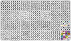 YMSDZHL Alphabet Beads A-Z 1200+Pcs Letter Beads, Acrylic 4x7mm Round Letter - Image 8