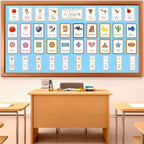 Sky Blue Bulletin Board Paper Roll Light Blue Bulletin Board Background Paper - Image 3