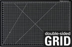 Dahle Vantage 10793 Double-Sided Premium Self-Healing Cutting Mat, 1/2" Grid - Image 2
