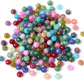132PCS Natural Stone Beads 12MM Agate Spacer Beads Bulk by Cadikez