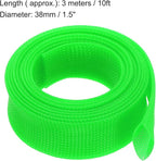 uxcell Expandable Sleeving, 2 3/8-inch 10ft Cable Sleeve - Image 3