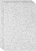 PATIKIL Silver Shiny EVA Glitter Foam Sheet 11.8 x 7.9 Inch 2mm Thick by PATIKIL