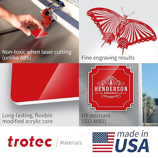 Trotec TroLase | 12"x12"x1/16", Guillotine | Made in USA - Image 3