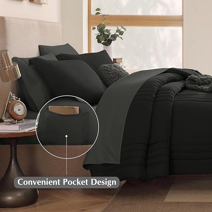 Monbix Oversized Queen Comforter Set - Image 4