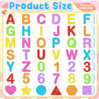 1568 Pcs Foam Letter Stickers Glitter, Self-Adhesive Glitter Alphabet Stickers - Image 2