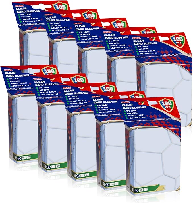 Kabinka 1000 Count Card Sleeves, Penny Soft Sleeves by Kabinka
