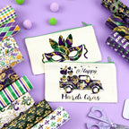 HTVSTD Mardi Gras Heat Transfer Vinyl 10Sheet 12×10in Iron on Vinyl | - Image 5