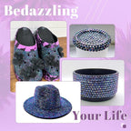 6000PCS 4mm Resin Jelly Rhinestones in Bulk, Bedazzling Flatback Crystals - Image 5