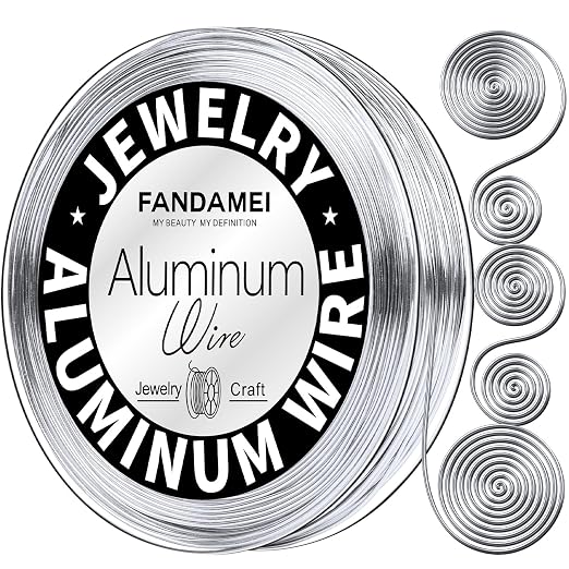 FANDAMEI Craft Wire 18 Gauge 82 Feet, Aluminum Wire by FANDAMEI