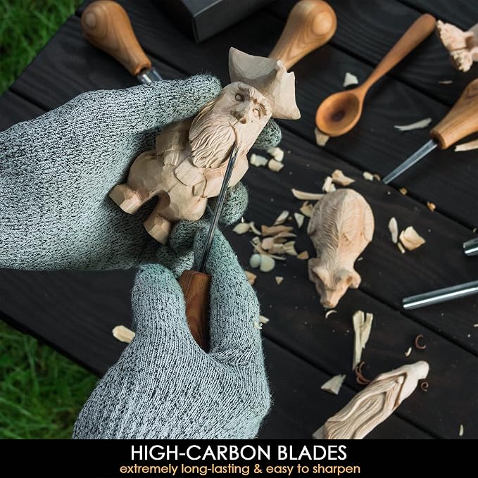 BeaverCraft Wood Carving Gouges Kit SC05 - Image 7