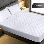 Utopia Bedding Quilted Fitted Mattress Pad, Queen Size, Elastic Fitted Mattress - Image 2