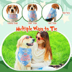 Sweetude 100 Pcs Plaid Dog Bandanas Bulk Paw Print Dog Scarf Bibs Puppy Pet - Image 6